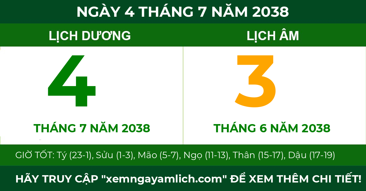 lịch âm ngày 4 tháng 7 năm 2038